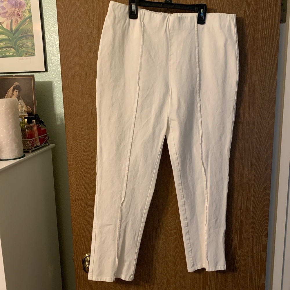 Issac Mizrahi Live! White skinny pants
